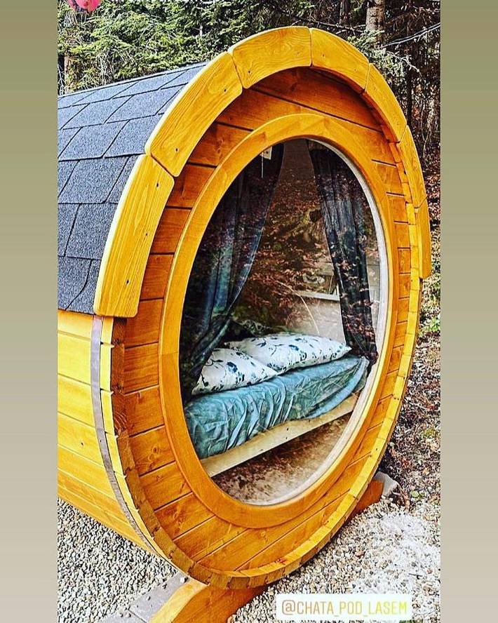 Glamping dla 2 osób, z Taras i Jacuzzi oraz Ogród i Sauna na Małopolska