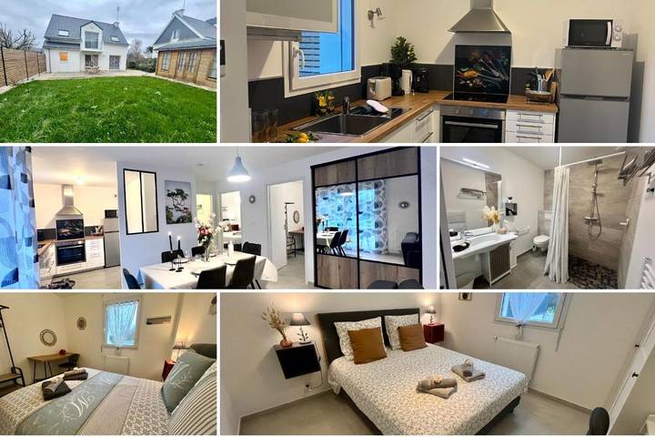 Appartement de vacances pour 6 personnes, avec jardin