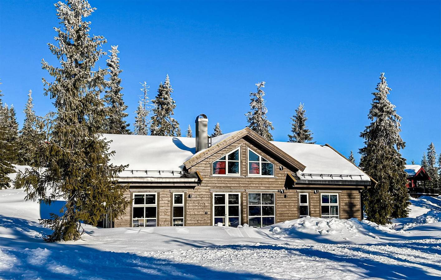 Ferienhaus für 8 Personen mit Sauna in Sjusjoen, Ringsaker