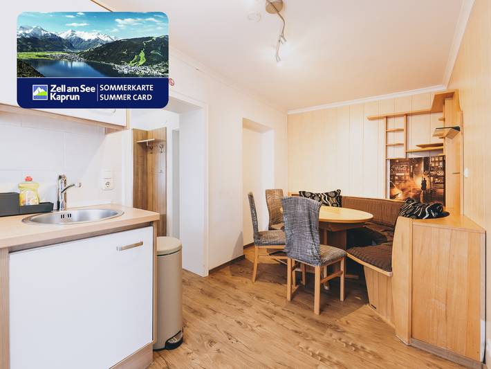 Ferienwohnung für 4 Personen, mit Balkon und Terrasse sowie Garten in Zell am See