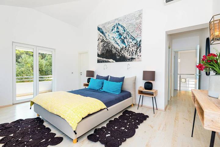 Private stone villa on the island for 10 people with pool and sea view in Prvić Luka (Kroatische Adria), Prvić Luka