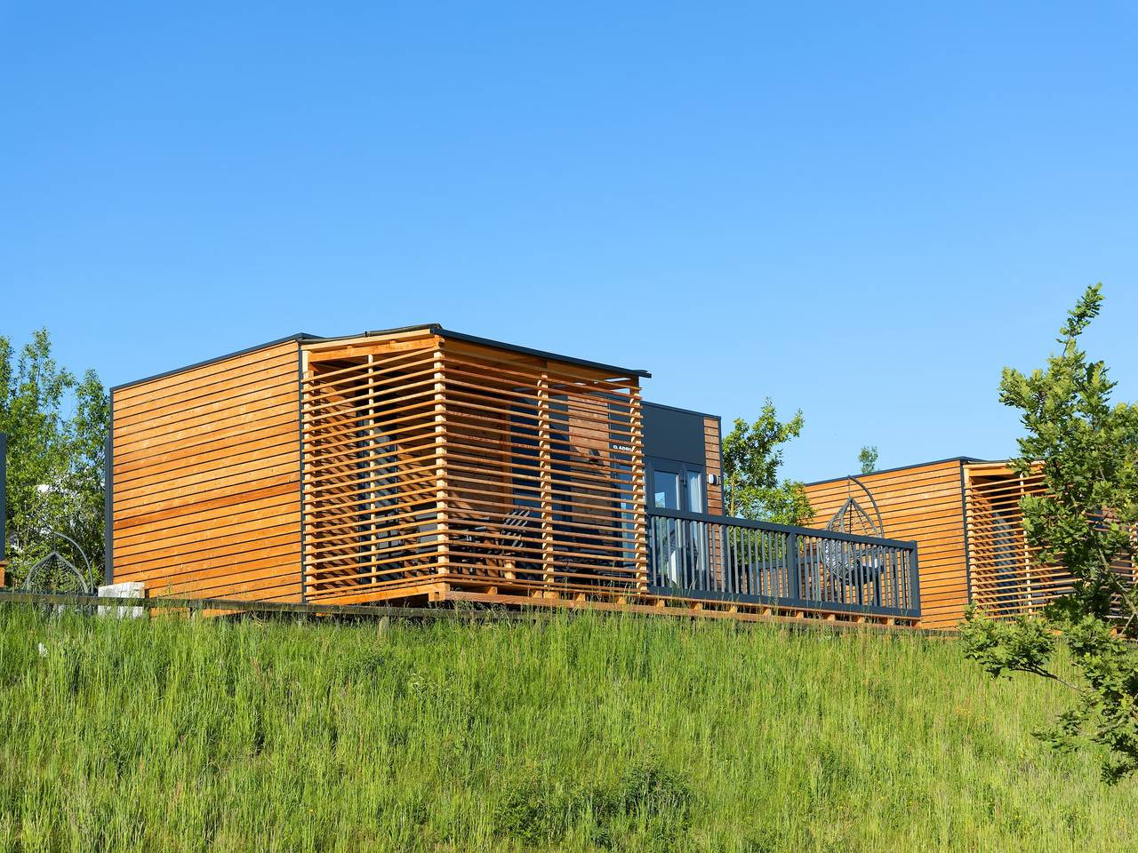 Gezinsvriendelijke stacaravan op Vital Camp Bayerbach in Bayerbach, Bayerische Golf und Thermenland
