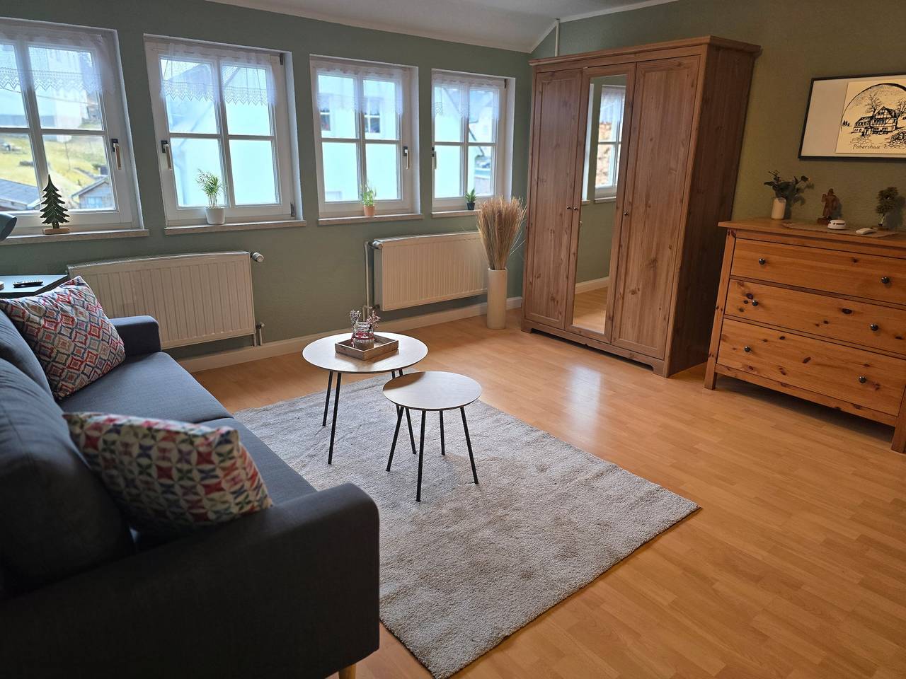 Ganze Wohnung, Ferienwohnung 'Molchner Stollen' mit Bergblick und Wi-Fi in Pobershau, Marienberg