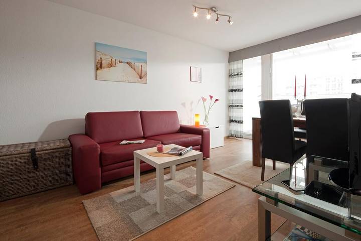 Ferienwohnung für 4 Personen, mit Balkon/Terrasse auf den Ostfriesische Inseln