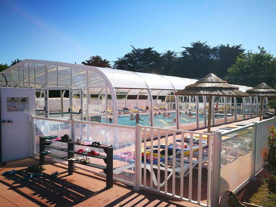 Camping Les Brillas - Mobilhome 6 personas - Gama Trio Premium con jacuzzi in Les Moutiers-en-Retz, Côte de Jade