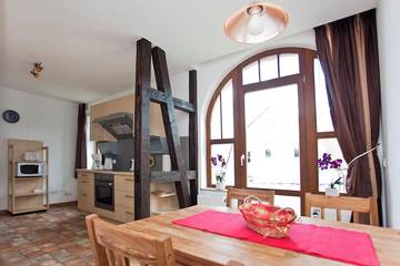 Ferienwohnung für 4 Personen, mit Garten und Balkon in Bad Berka