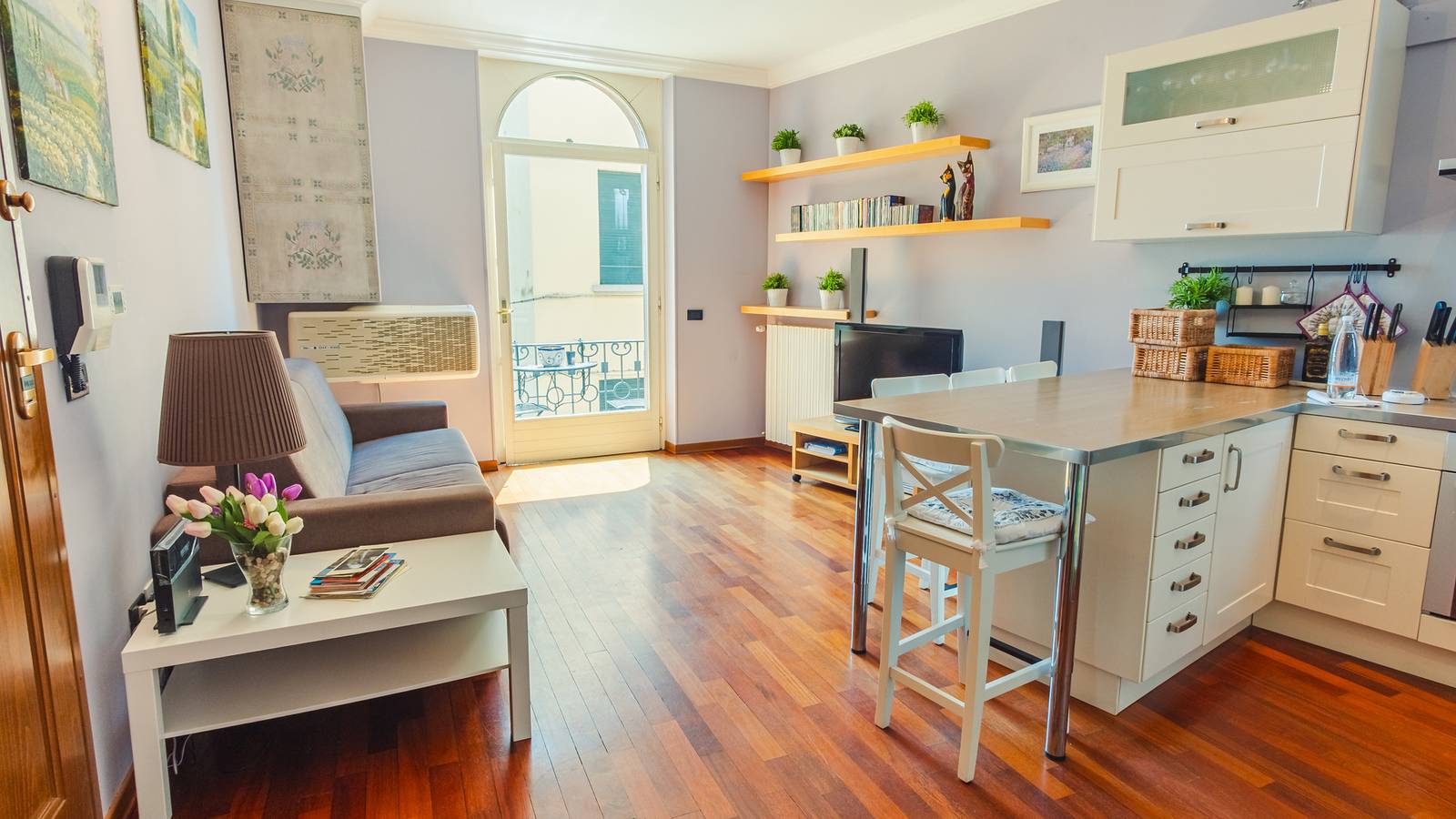 Ganze Wohnung, Ferienwohnung für 5 Personen mit Balkon in Gardone Riviera, Gardasee-Berge