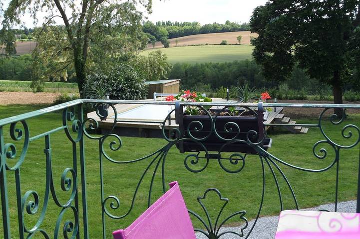 Location de vacances pour 8 personnes, avec balcon et jardin à Guégon - 4