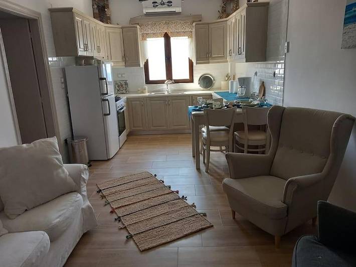 Vakantieappartement voor 4 personen, met balkon en uitzicht op Karpathos
