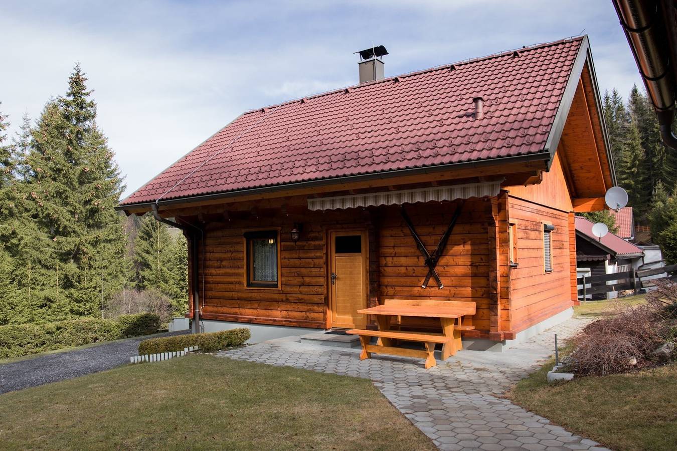 Ferienhaus 'Klippitzblick' mit privater Terrasse und privatem Garten in Bad Sankt Leonhard im Lavanttal, Lavanttaler Alpen