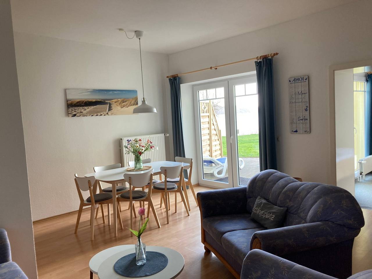 Ganze Ferienwohnung, Ferienhaus Lindaunis - Wohnung Boknis in Schlei, Boren