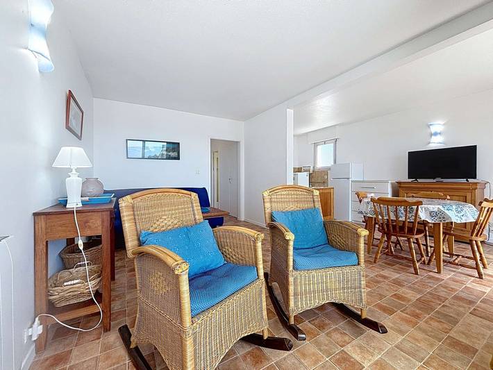 Ganze Wohnung, Quiberon - 2-Zimmer-Wohnung mit Balkon, Parkplatz und Haustiere erlaubt in Quiberon, Côte des Mégalithes