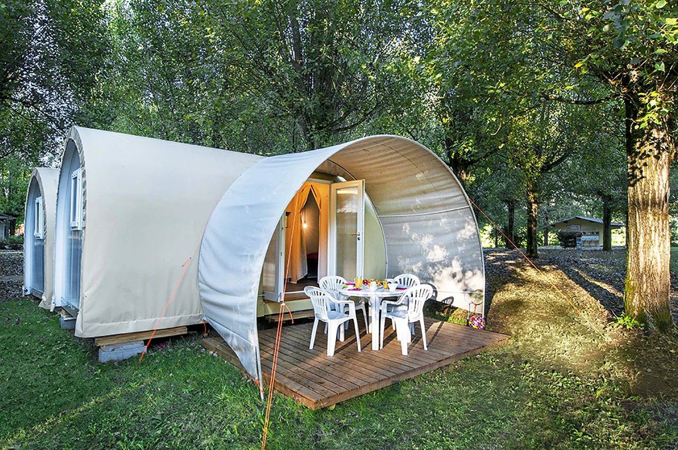 Zecamping 2 étoiles pataugeoire piscine dog friendly mobil-home 4 pers in Saint-Sozy, Parc Naturel Régional des Causses du Quercy