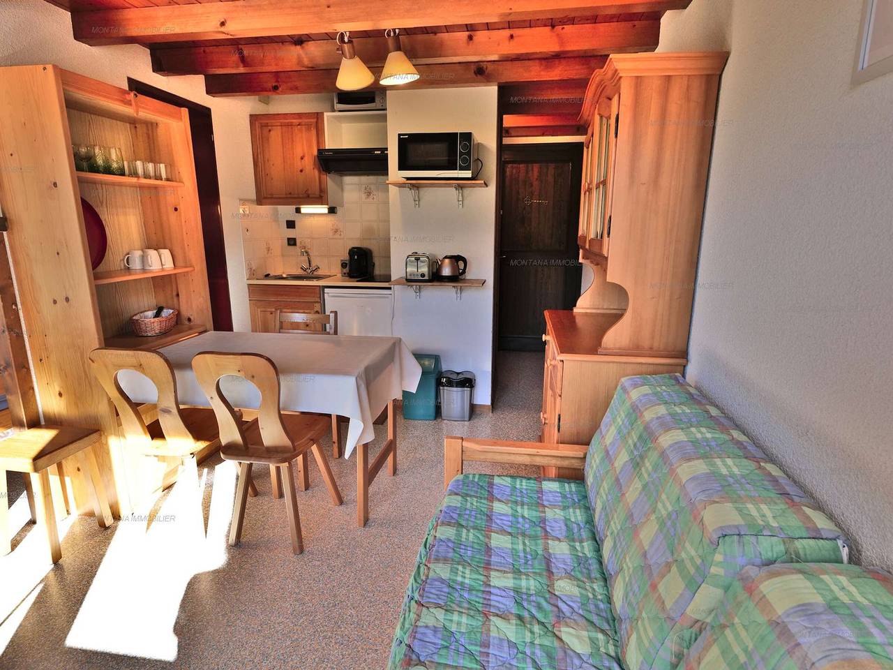 Ganzes Studio, Gemütliches Studio für 4 Personen mit Balkon in Chinaillon in Chinaillon, Le Grand-Bornand