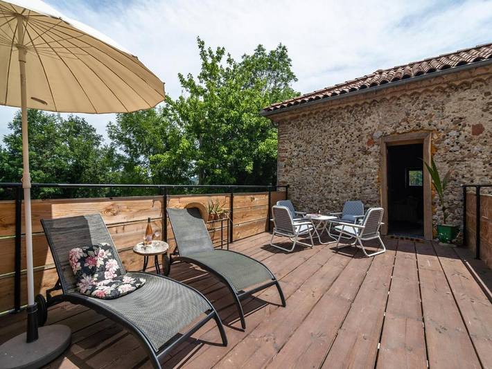 Location de vacances pour 4 personnes, avec Terrasse et Jardin à Artigat