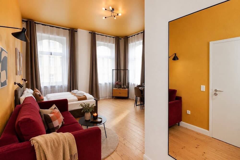 Appartement entier, Zentrales Studio mit Küche & Waschküche in Bielefeld, Rhénanie-du-Nord-Westphalie