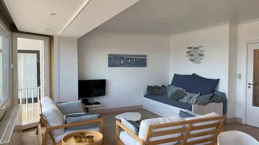 Appartement de vacances pour 7 personnes, avec terrasse à Nieuwpoort