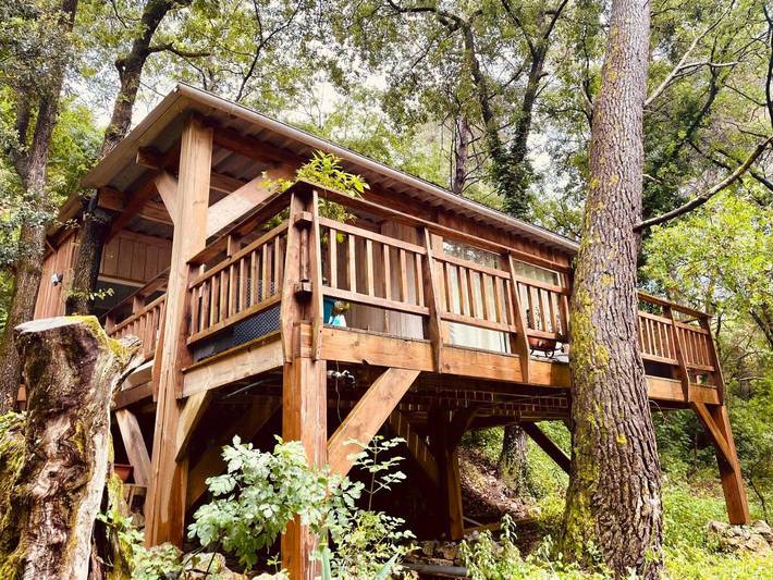 Chalet pour 3 personnes, avec jardin