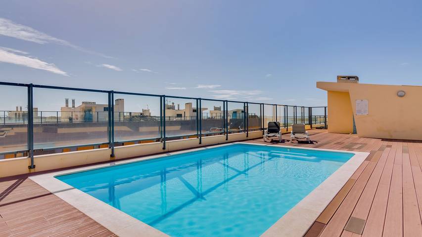 Casa de férias para 3 pessoas, com varanda e piscina em Olhão (Portugal)