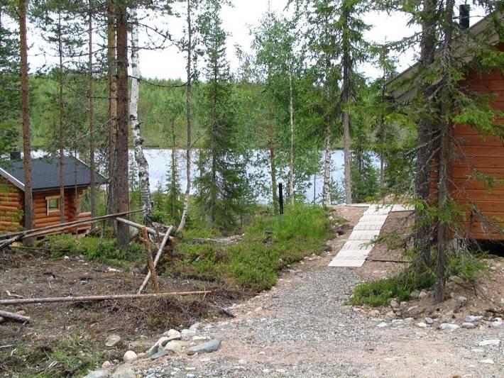 Location de vacances pour 2 personnes, avec jardin et vue ainsi que vue sur le lac et sauna à Rovaniemi - 4