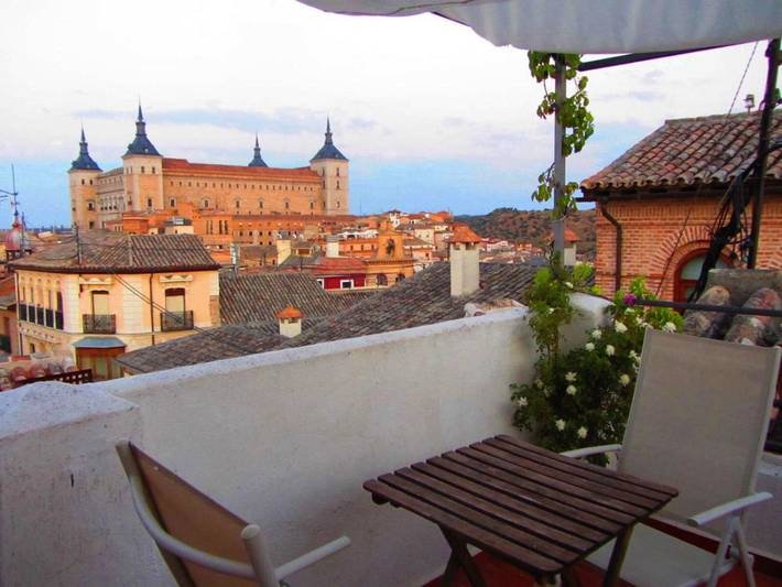 Ferienwohnung für 2 Personen, mit Terrasse und Ausblick, mit Haustier in Toledo