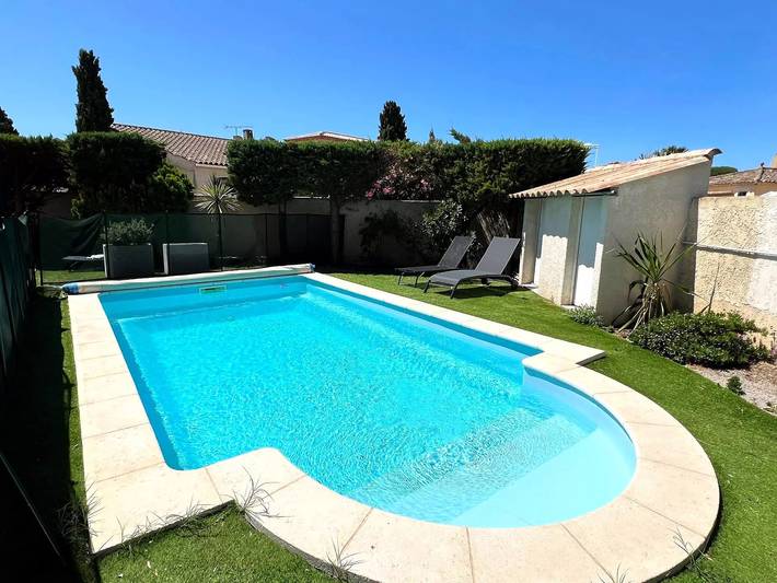 Villa pour 8 personnes, avec vue et piscine au Le Grau-du-Roi