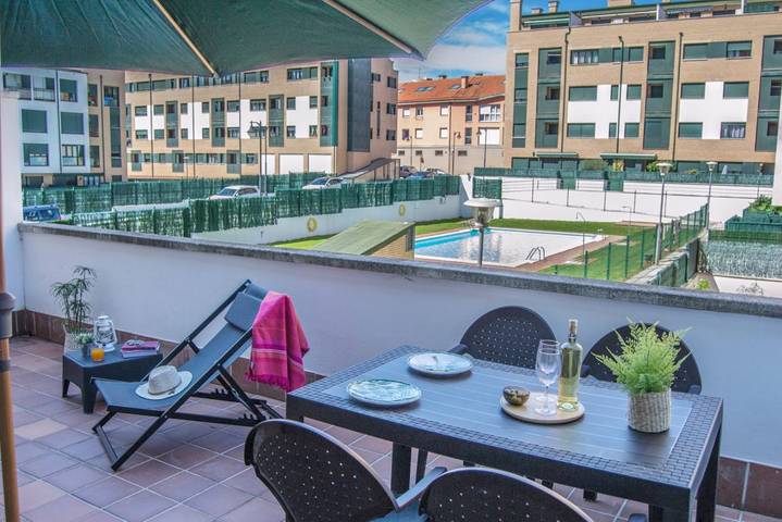 Apartamento para 3 personas, con Balcón/Terraza y Piscina en Posada de Llanes