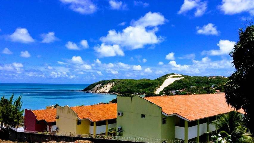 Casas e apartamentos de temporada para 4 pessoas, com balcão e jardim e ainda piscina em Praia de Ponta Negra
