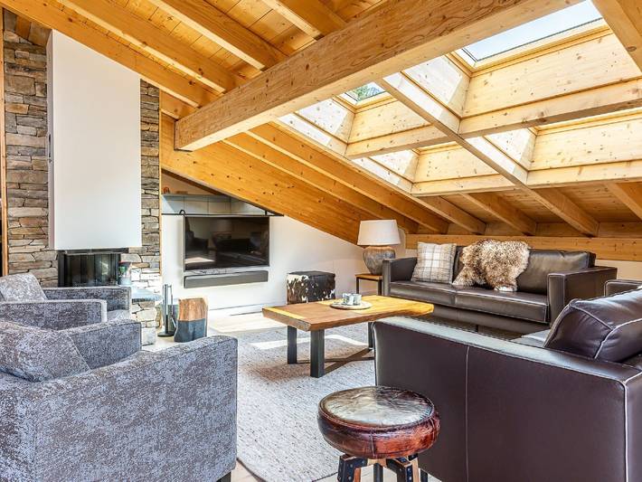 Chalet pour 8 personnes, avec Balcon et Sauna à Abondance