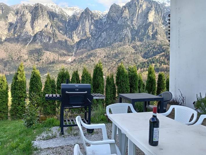 Casa vacanza per 20 persone, con giardino e panorama in Borgo Valsugana