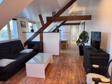 Gîte pour 4 personnes, avec vue et terrasse à Couëron