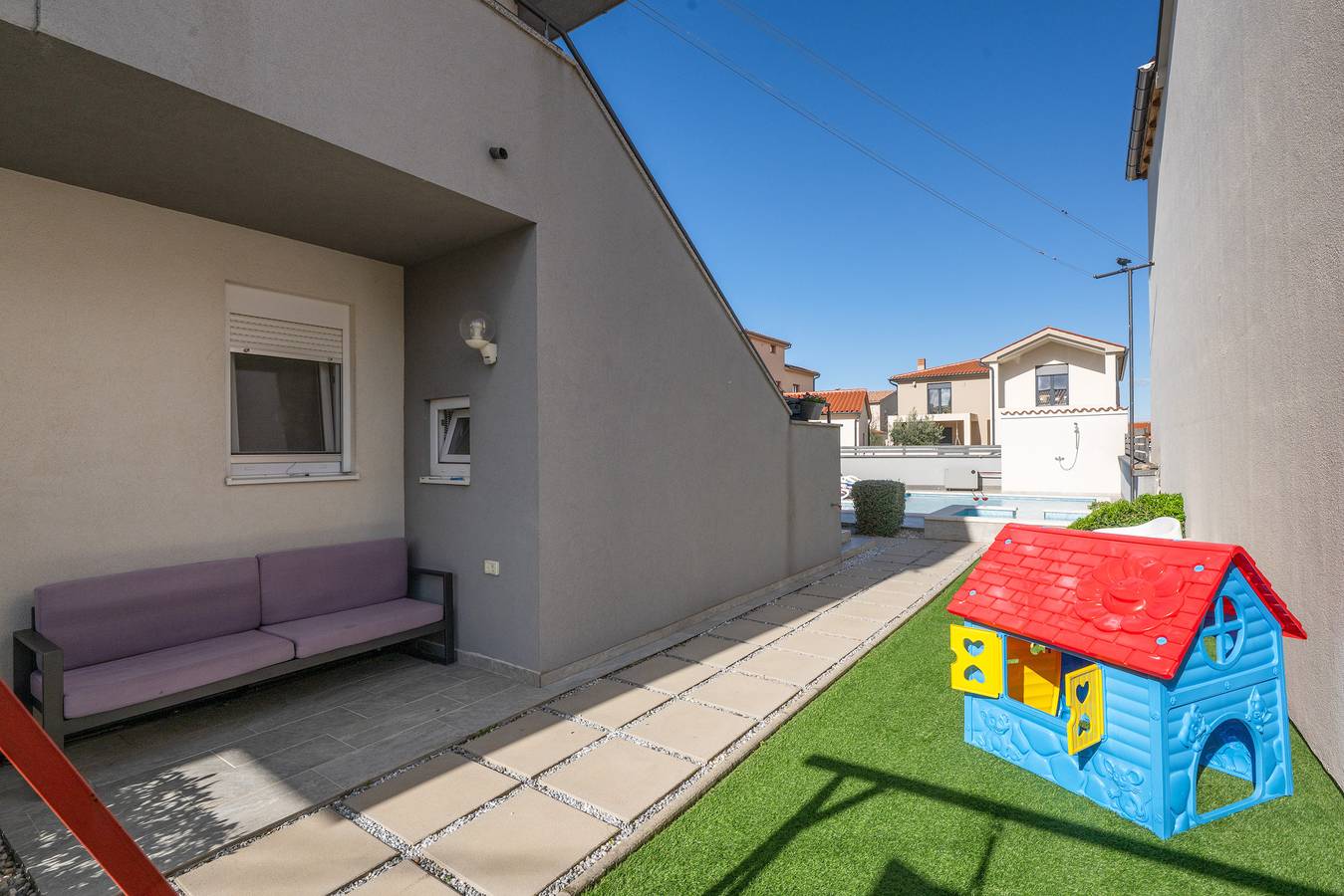 Ganze Wohnung, Ferienwohnung für 5 Personen mit Pool in Vodnjan, Grad Vodnjan