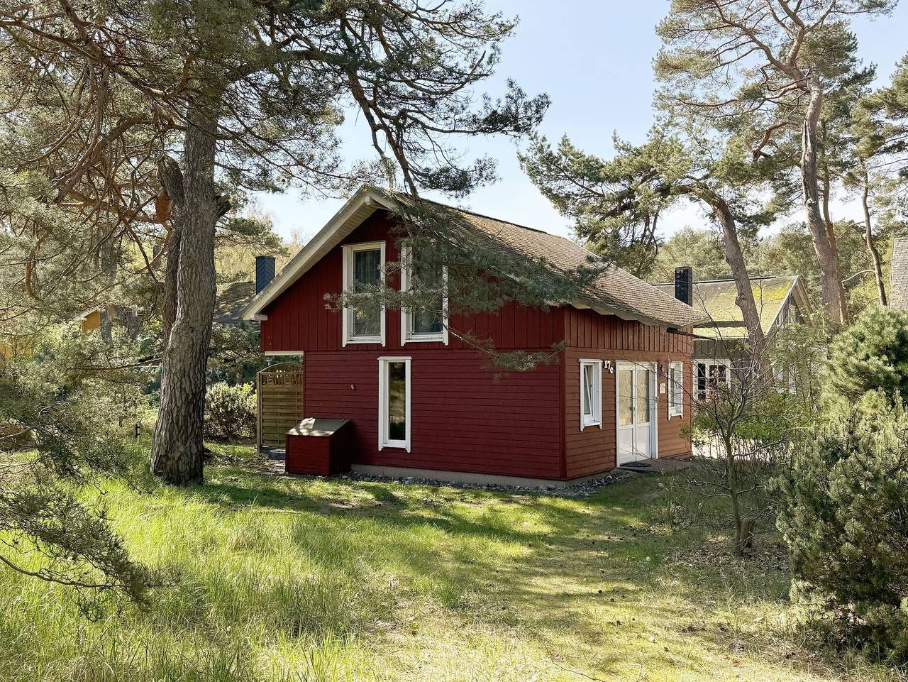 W: Strandhaus Dünenweg 17c mit Terrasse/Kamin in Baabe, Rügen