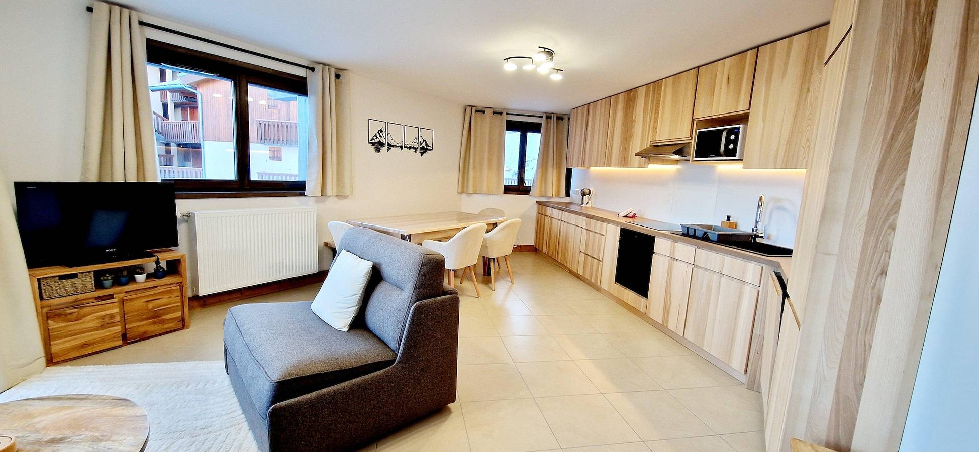 Apartamento entero, Le Chalet Martin - Apartamento 4 piezas cabina para 6 personas (confort 21) in La Plagne, Aime-la-Plagne