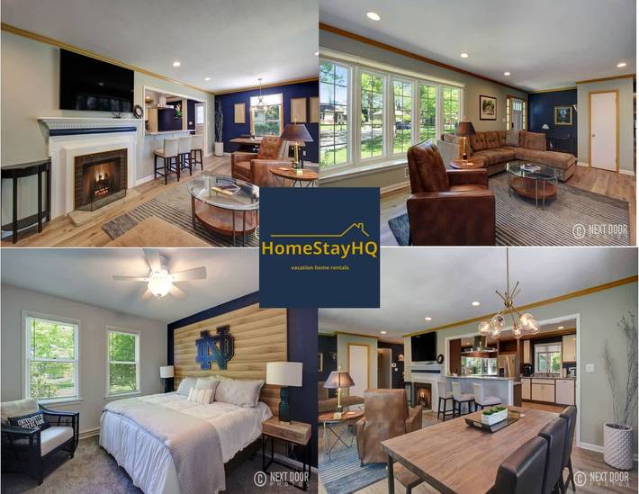 Apartamento para 12 personas, con terraza y jardín en Indiana