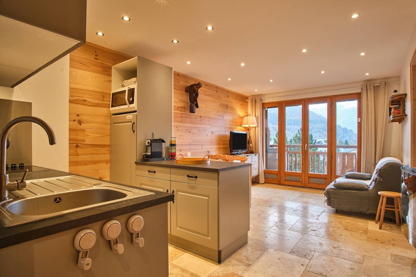 Appartement entier, Appartement "Résidence 17" avec vue sur la montagne et balcon in Mont-de-Lans, Les Deux Alpes