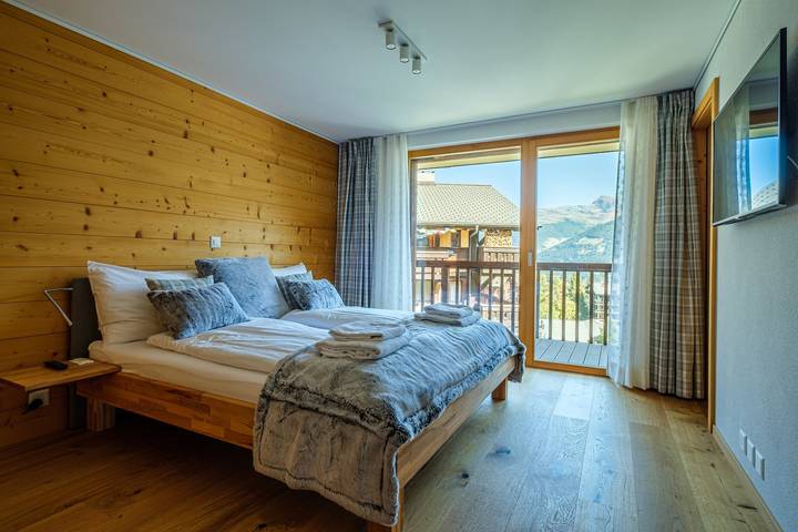 Gîte pour 7 personnes, avec sauna ainsi que balcon/terrasse et balcon dans Grimentz - 4
