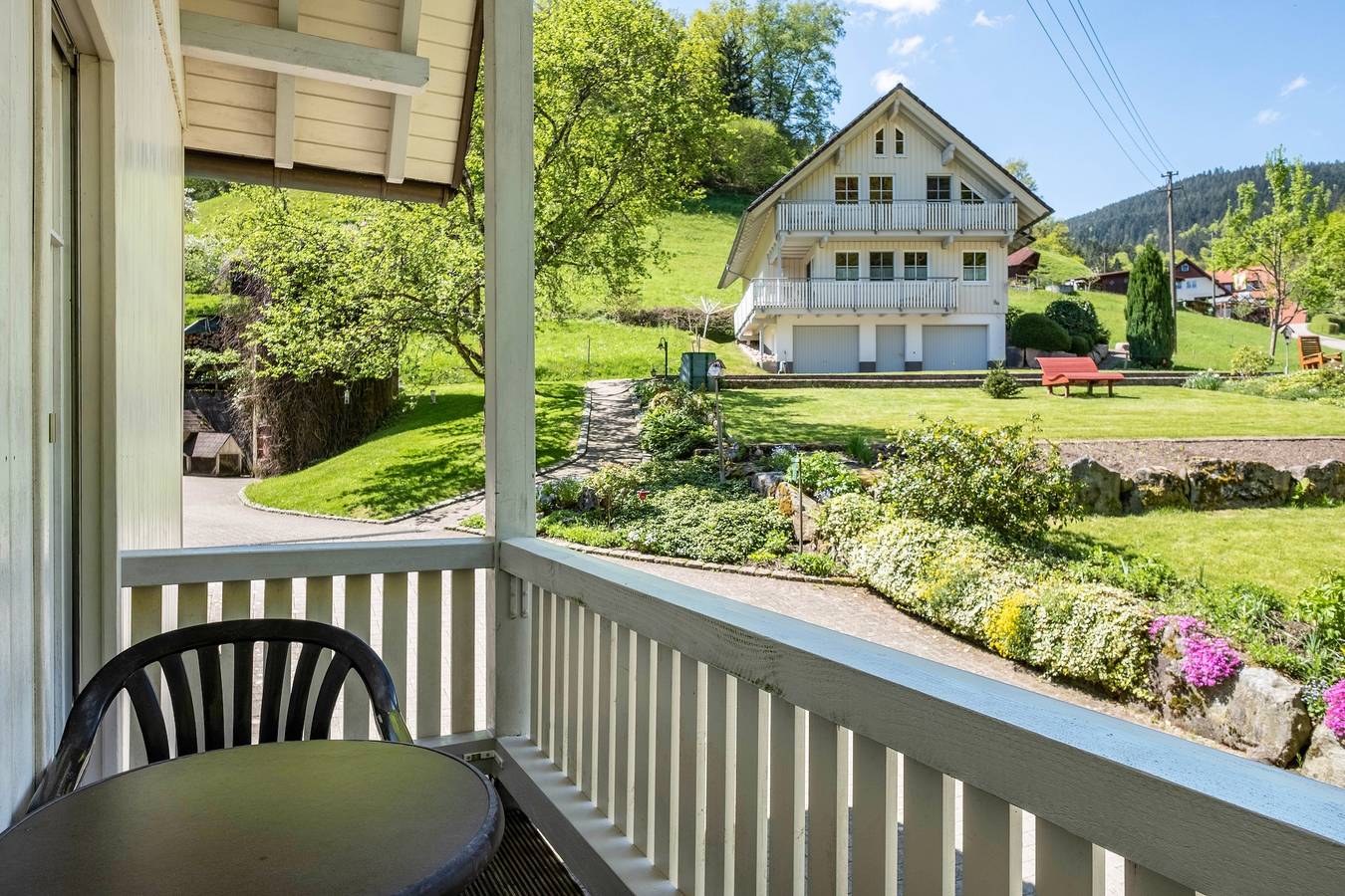 Ganze Wohnung, Ferienwohnung '1, 45qm' mit Bergblick, Gemeinschaftsterrasse und Wi-Fi in Oberwolfach, Mittlerer Schwarzwald