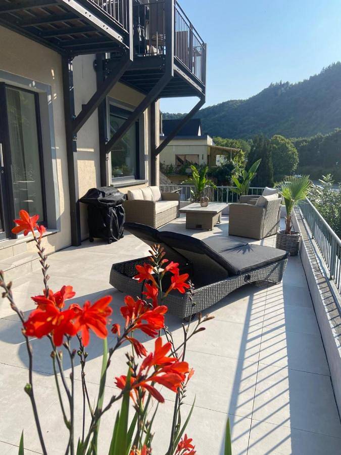 Ferienwohnung für 3 Personen, mit Balkon und Ausblick