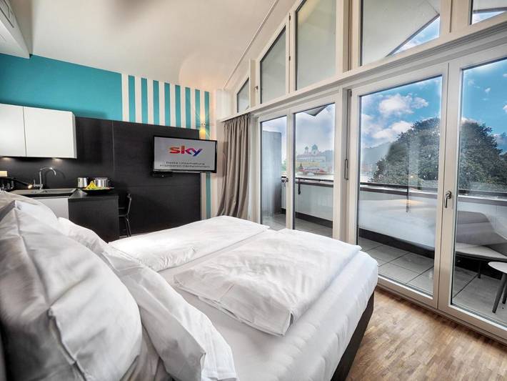Hotel für 4 Personen, mit Balkon und Terrasse