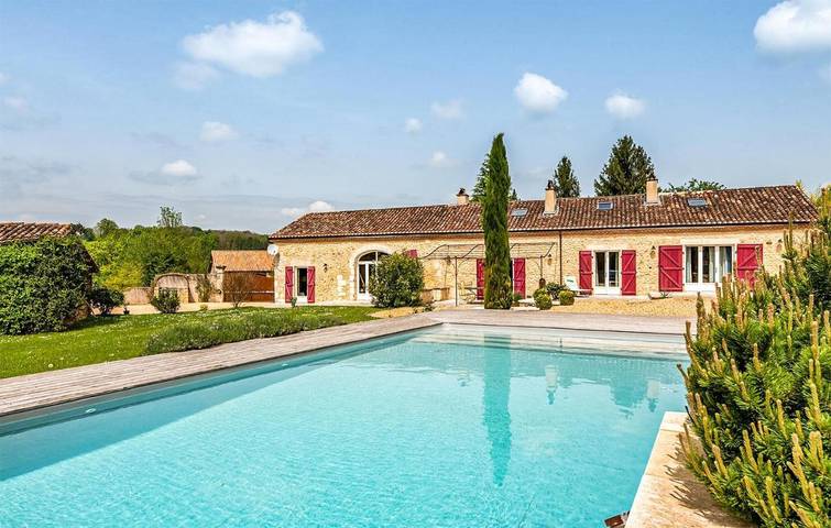 Location de vacances pour 14 personnes, avec jacuzzi et piscine, animaux acceptés à Villamblard - 2