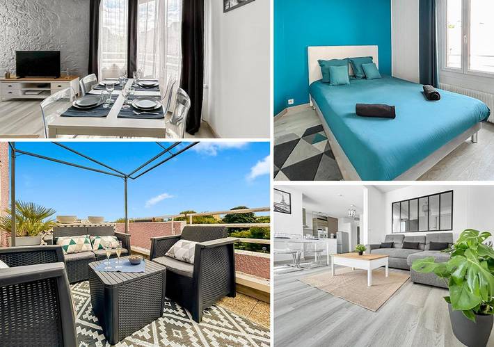 Gîte pour 4 personnes, avec terrasse et vue, animaux acceptés à Noisiel - 2