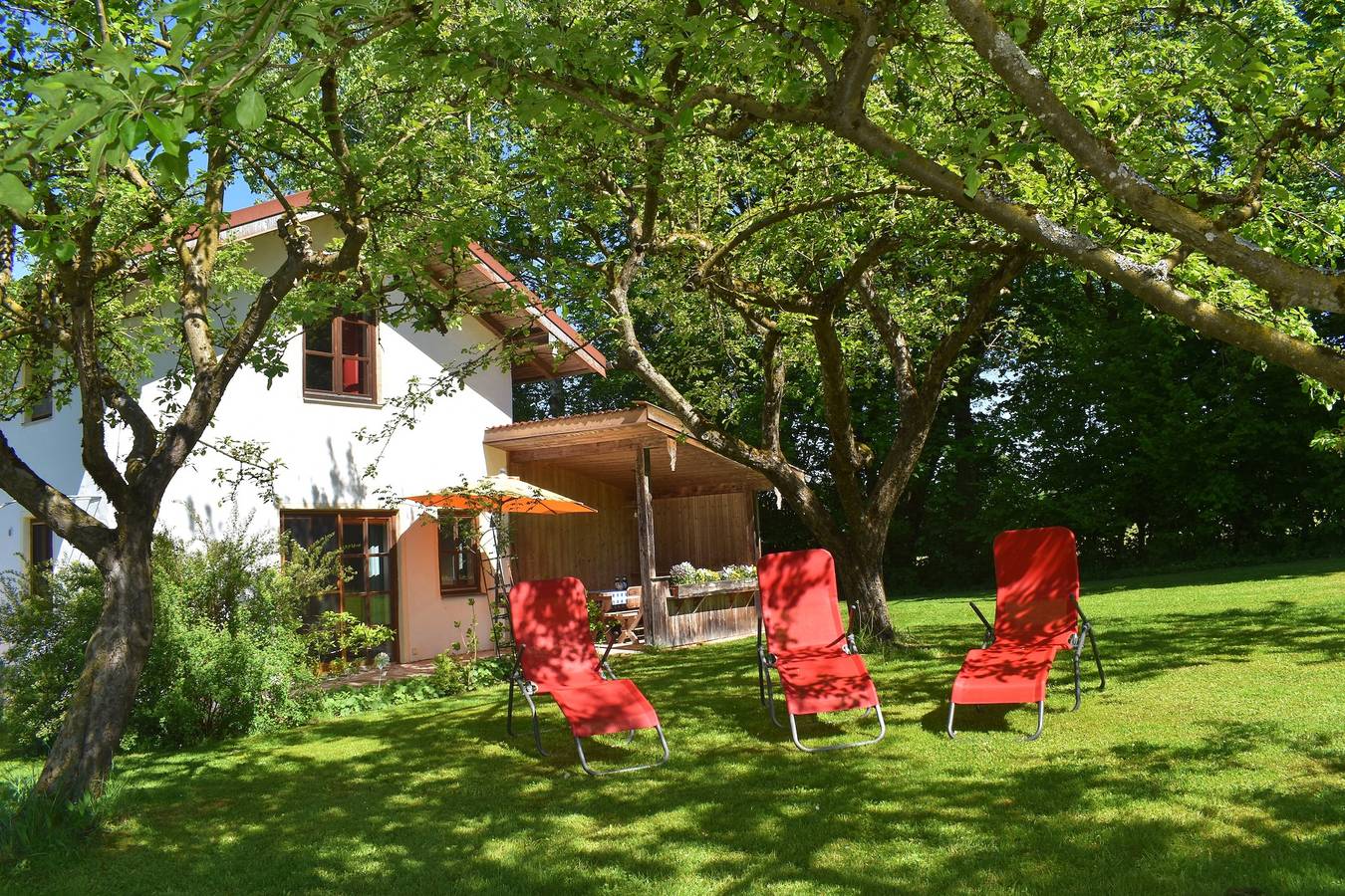 Doblerhof - Ferienhaus Gänseblümchen (Doppelhaushälfte) 65 qm in Höslwang, Chiemsee