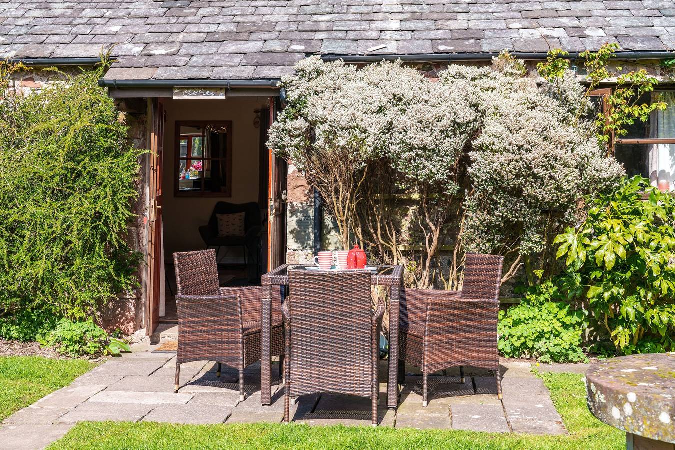 Cottage für 3 Personen mit Garten in Santon Bridge, Lake District
