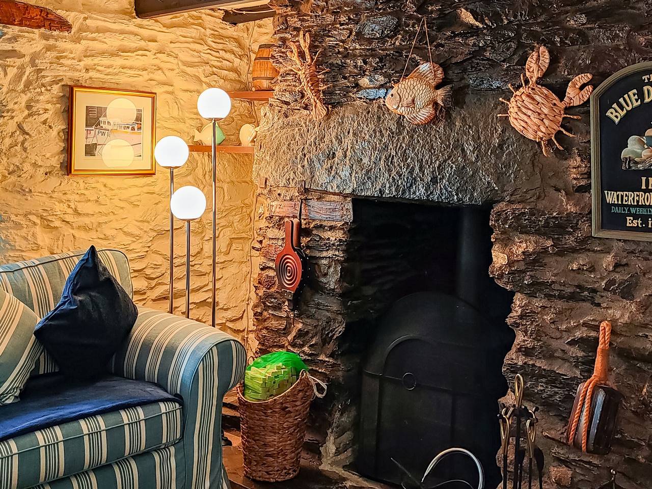 Talland House in Polperro, Cornualles