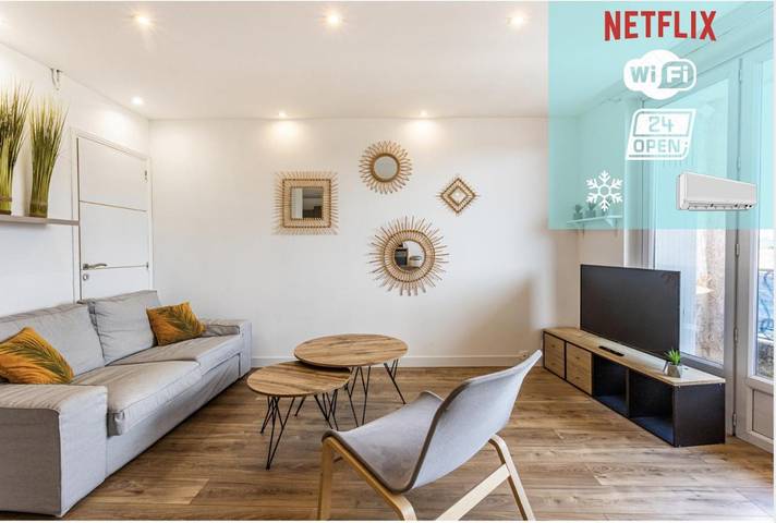 Appartement de vacances pour 4 personnes, avec balcon et vue
