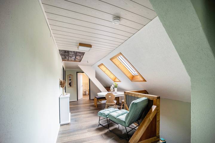 Appartamento intero, Appartamento 'Salty Sol' con terrazza comune e Wi-Fi in Winterstetten, Leutkirch im Allgäu