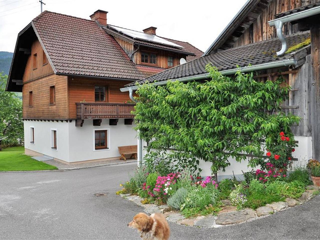 Ganze Ferienwohnung, Bröcklhof - App. Therese - Wohn-Schlafraum, Dusche, Wc in Haus, Schladming-Dachstein