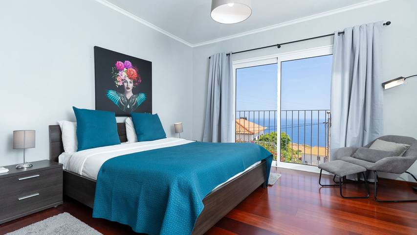 Ferienhaus für 7 Personen mit Meerblick in Estreito da Calheta, Madeira