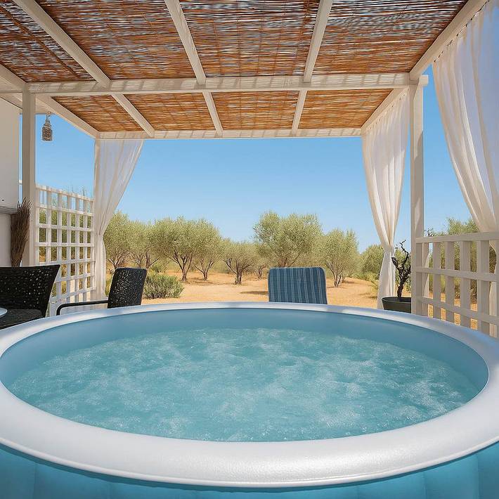 Ferienhaus für 2 Personen, mit Pool und Garten sowie Whirlpool, kinderfreundlich auf Kreta - 2